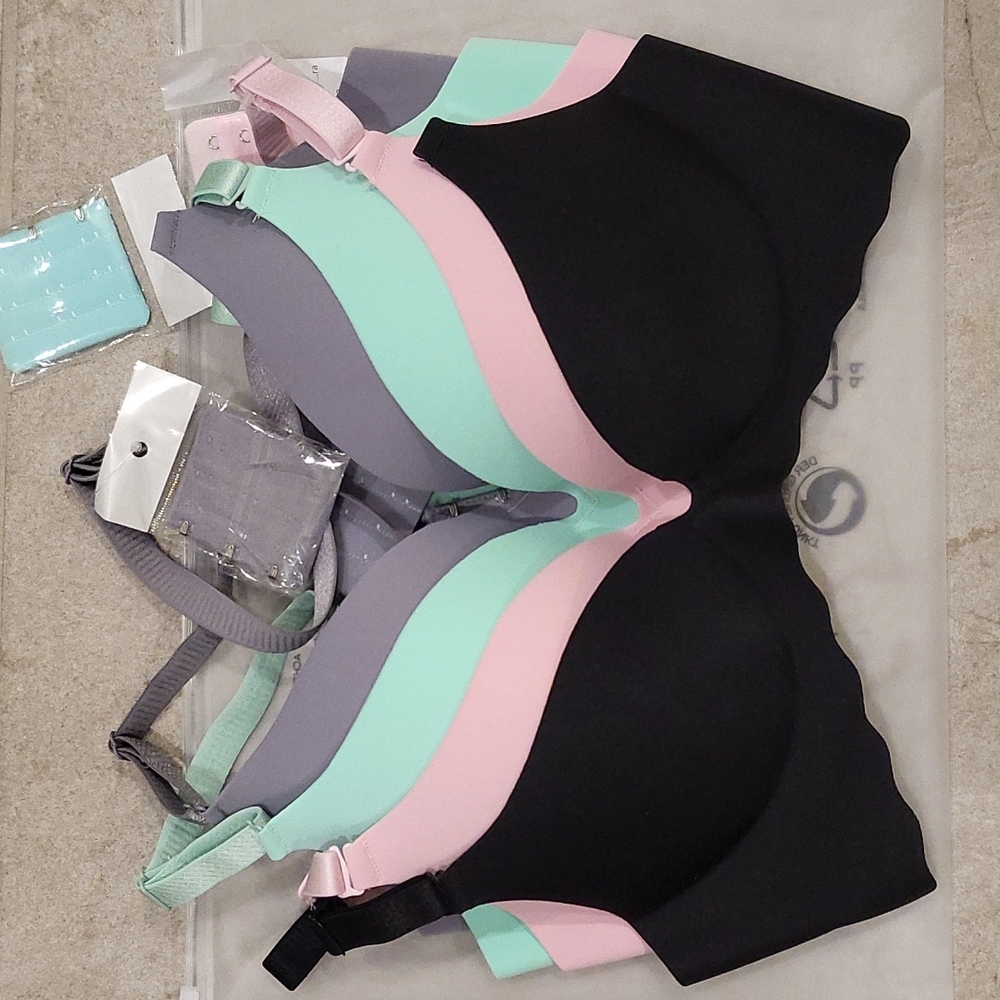 NWT ELEPLUS Seamless "No Wire, No Show" Comfort Bras